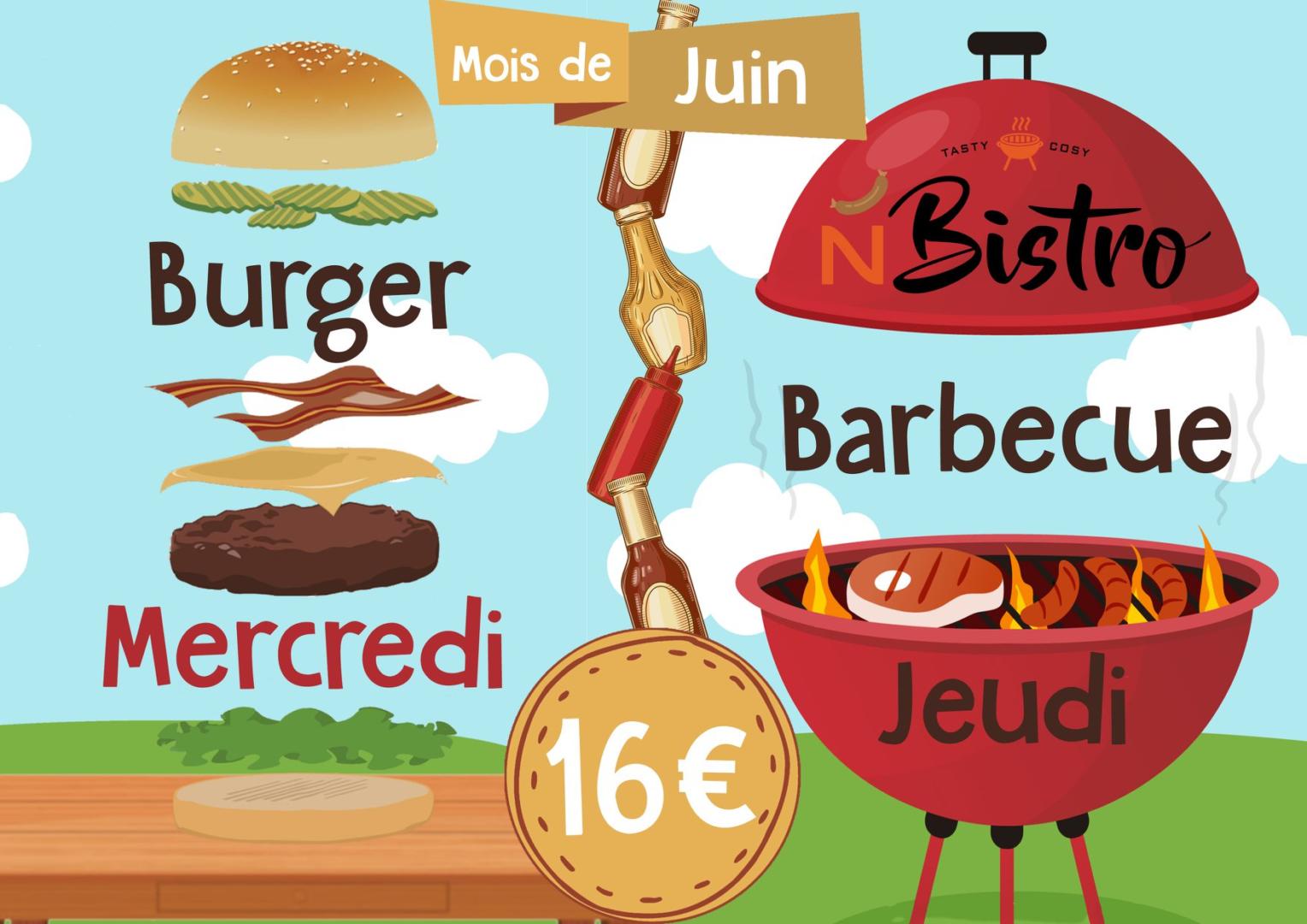Burger & BBQ – Nbistro – Luxembourg Kirchberg